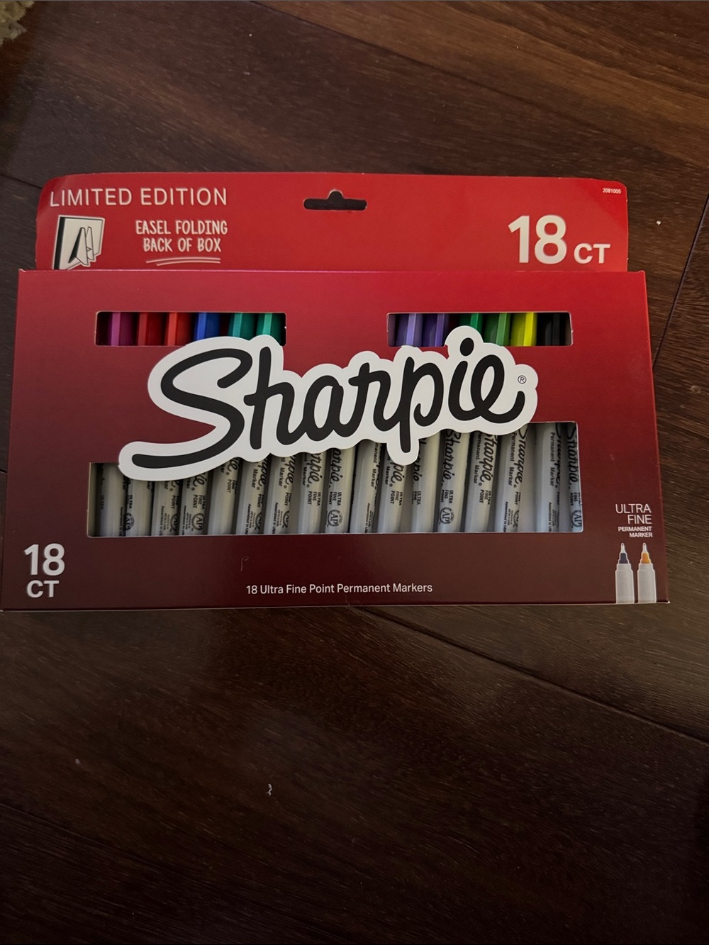 Sharpie 18-Count Ultra Fine Point Permanent Markers - Assorted Colors